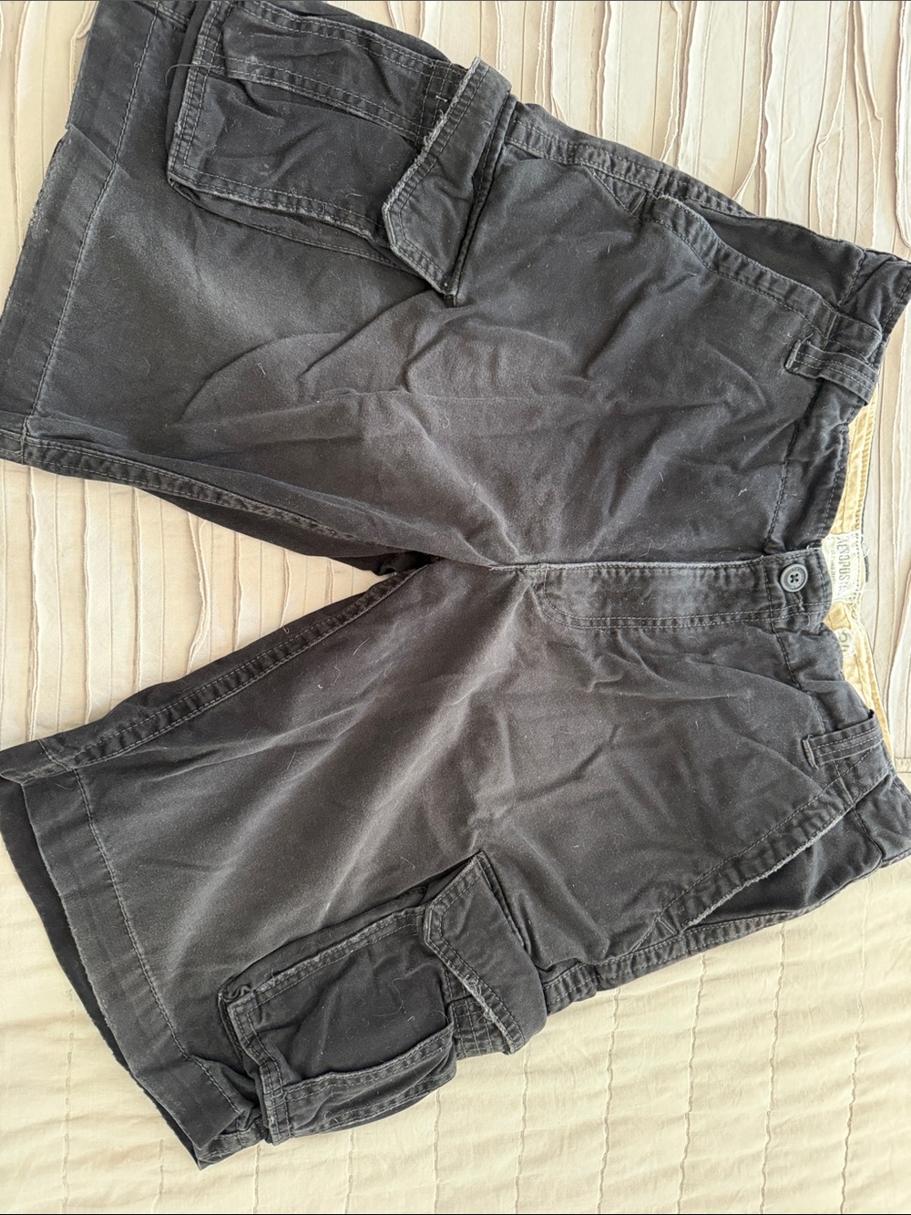Aeropostale Men's Black Cargo Shorts